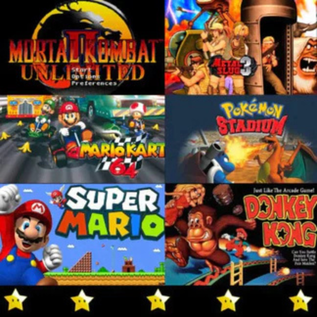 RetroNexus™ | Spela tusentals klassiker direkt – plugga in och njut av nostalgins magi!