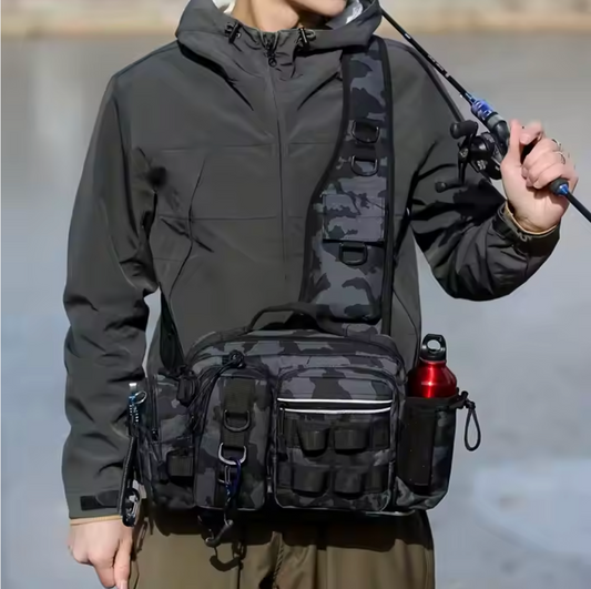 RiverPro™ Multifunktionell Fiskeväska med Axel- & Midjebälte