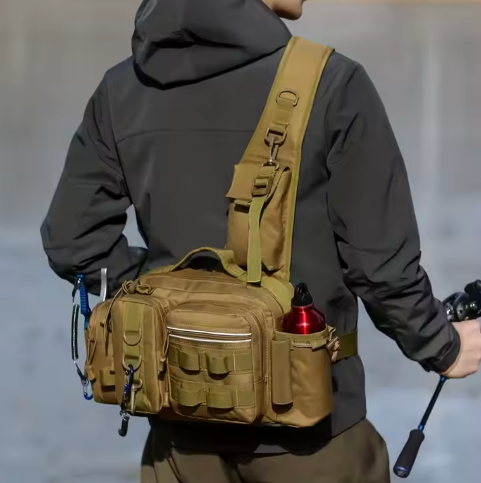 RiverPro™ Multifunktionell Fiskeväska med Axel- & Midjebälte