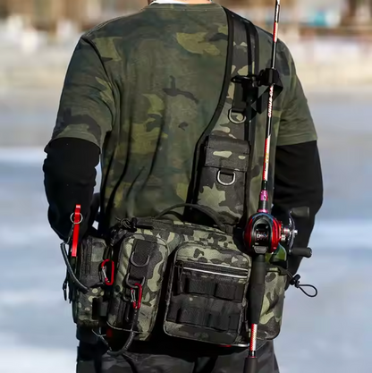 RiverPro™ Multifunktionell Fiskeväska med Axel- & Midjebälte