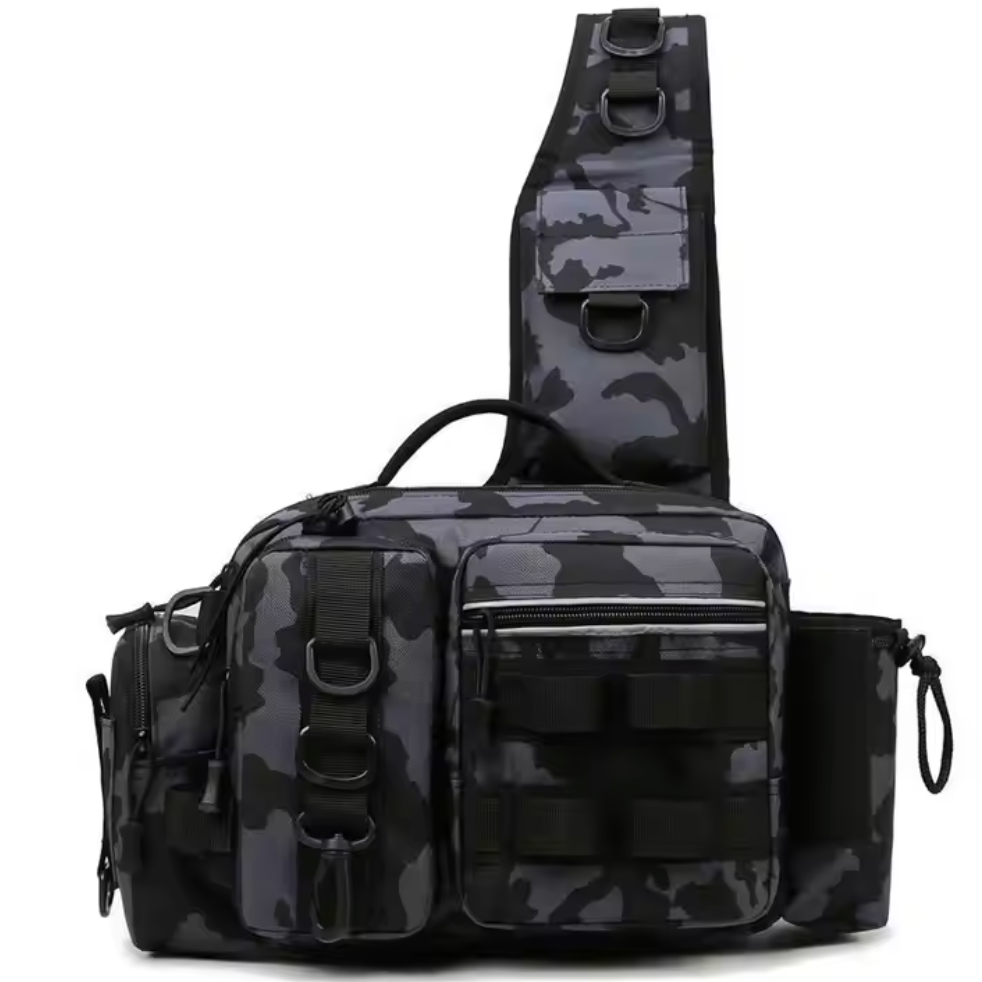 RiverPro™ Multifunktionell Fiskeväska med Axel- & Midjebälte