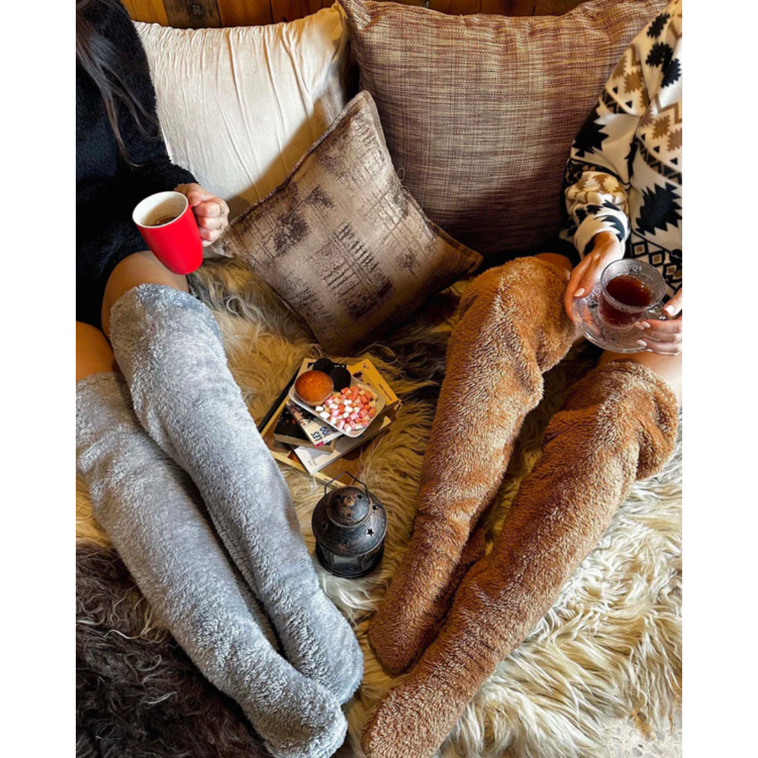 Varmfluff™ | Långa vintersockor för värme och komfort