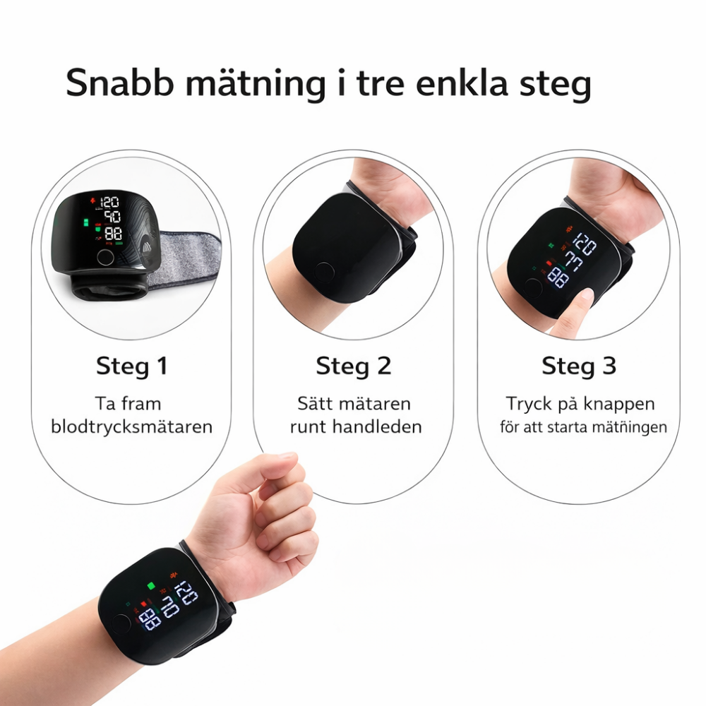 VitaTrack™ | Smart Blodtrycksmätare