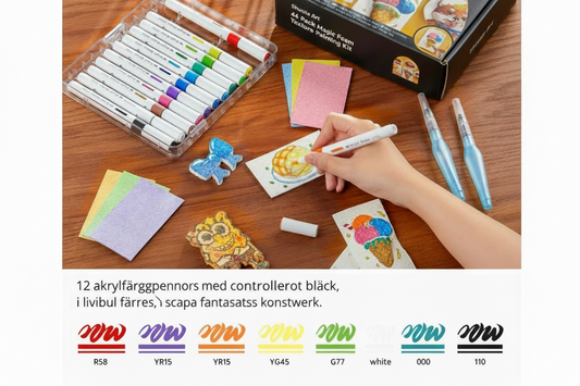 FoamFantasi™ | Magisk 3D-skumkonst för kreativa stunder – själv eller tillsammans