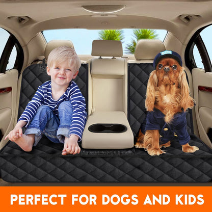 PAWSAFE™ Deluxe Car Seat Cover – Waterdichte honden autostoelhoes voor de achterbank