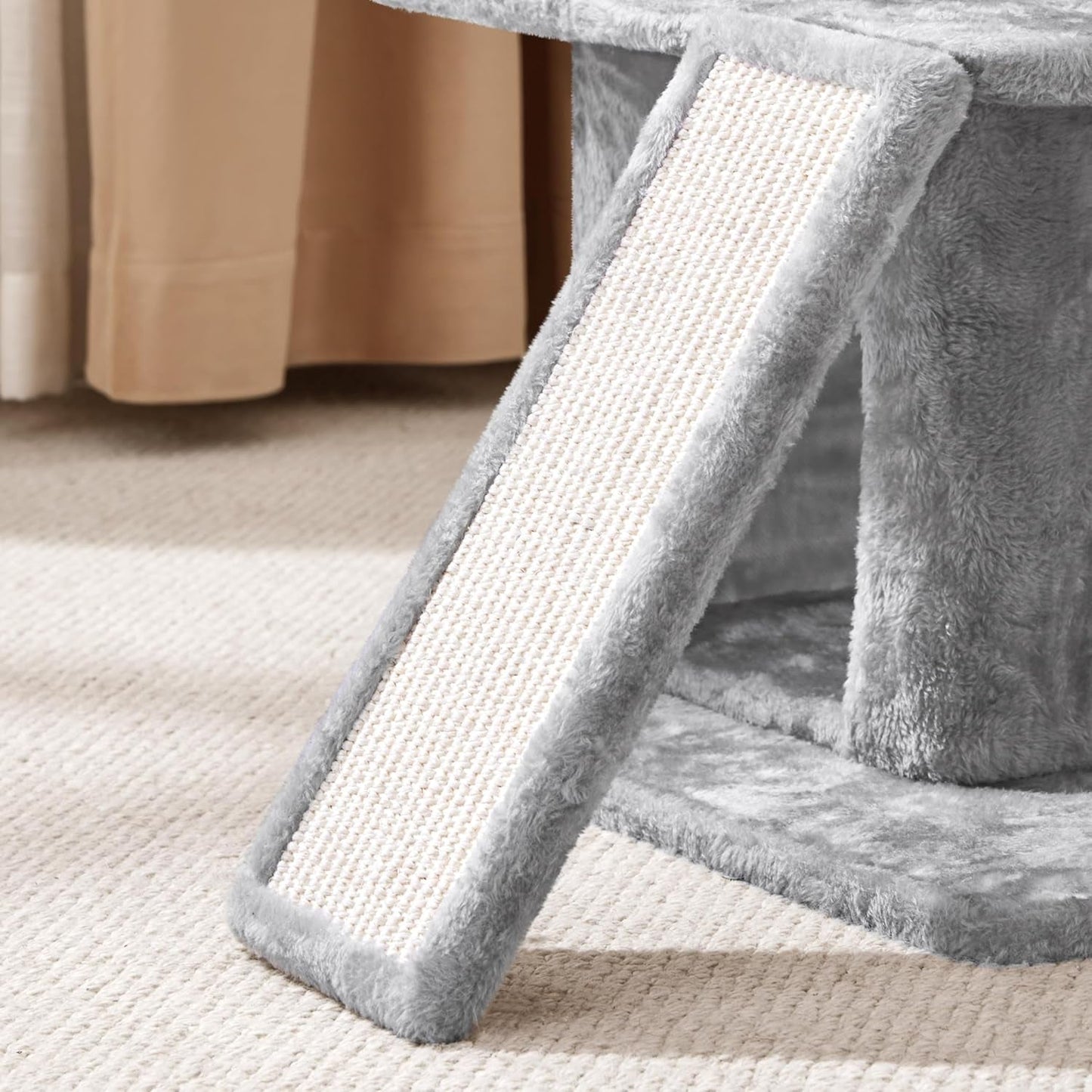 PAWLOFT™ Cat Tower – Luxe krabpaal met dubbele huisjes &amp; zachte ligplaatsen