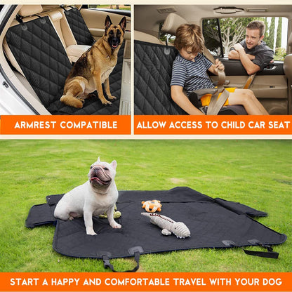 PAWSAFE™ Deluxe Car Seat Cover – Waterdichte honden autostoelhoes voor de achterbank