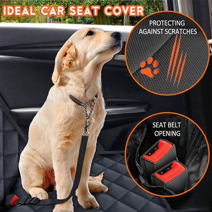 PAWSAFE™ Deluxe Car Seat Cover – Waterdichte honden autostoelhoes voor de achterbank