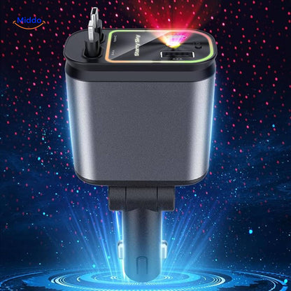 VoltDrive™ Starlight Edition – 4-i-1 billaddare med blixtsnabb 120W laddning