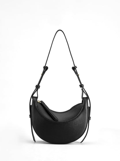 Crescenta – Zachte gesp, halve maan tas