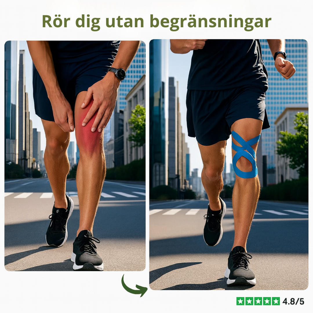 KneeRelief™ | Direkt stöd som minskar smärta och ger stabilitet hela dagen