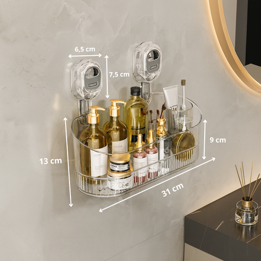 Vezala™ – Självhäftande Vägg­hylla utan Borrning för Kök & Badrum