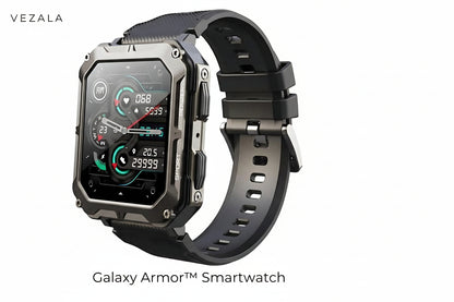 Galaxy Armor™ | Militärklassad Smartwatch – Oförstörbar & Kompatibel med iOS & Android