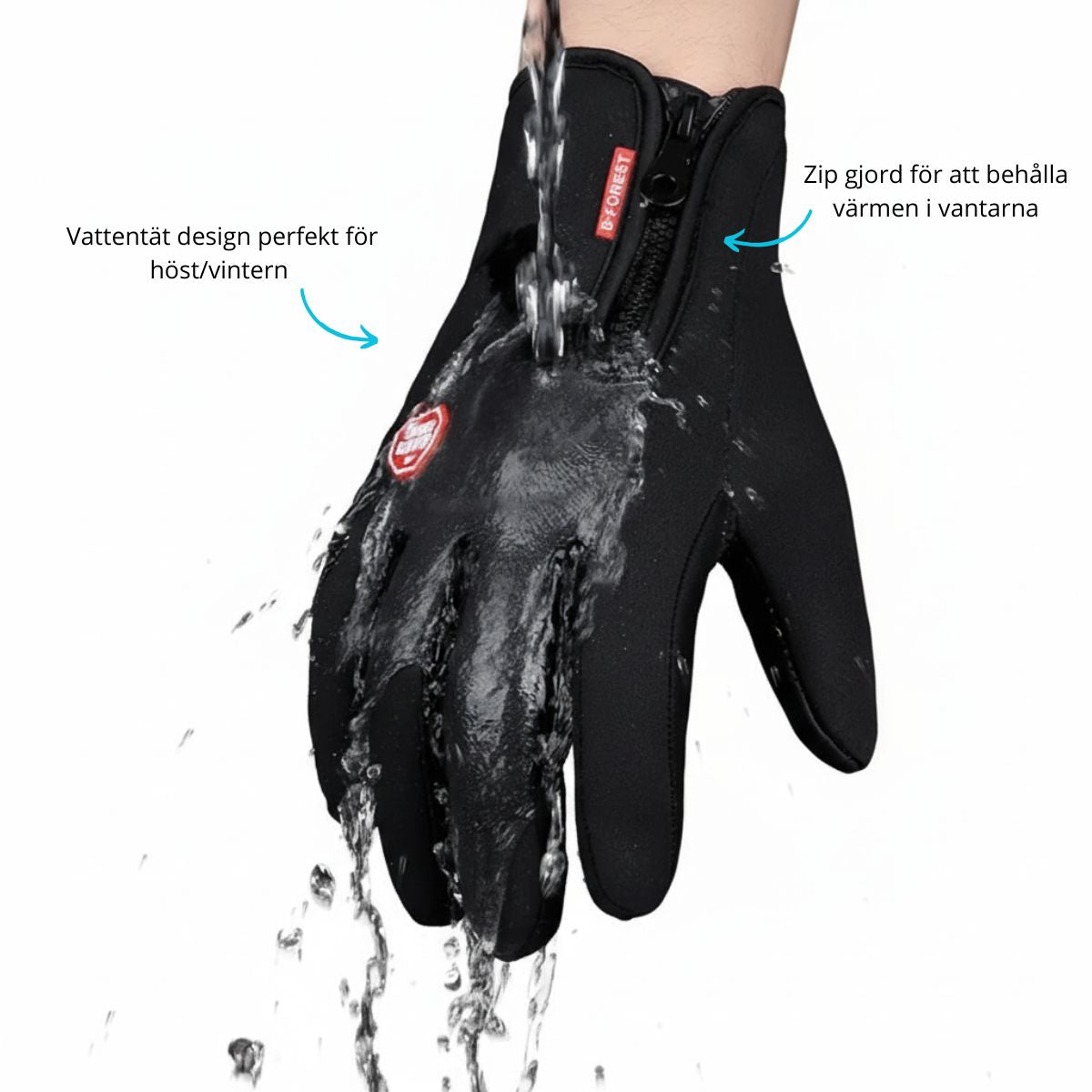 FrostShield™ | Värmehandskar – Vattentäta, Vindtäta & Touch-kompatibla