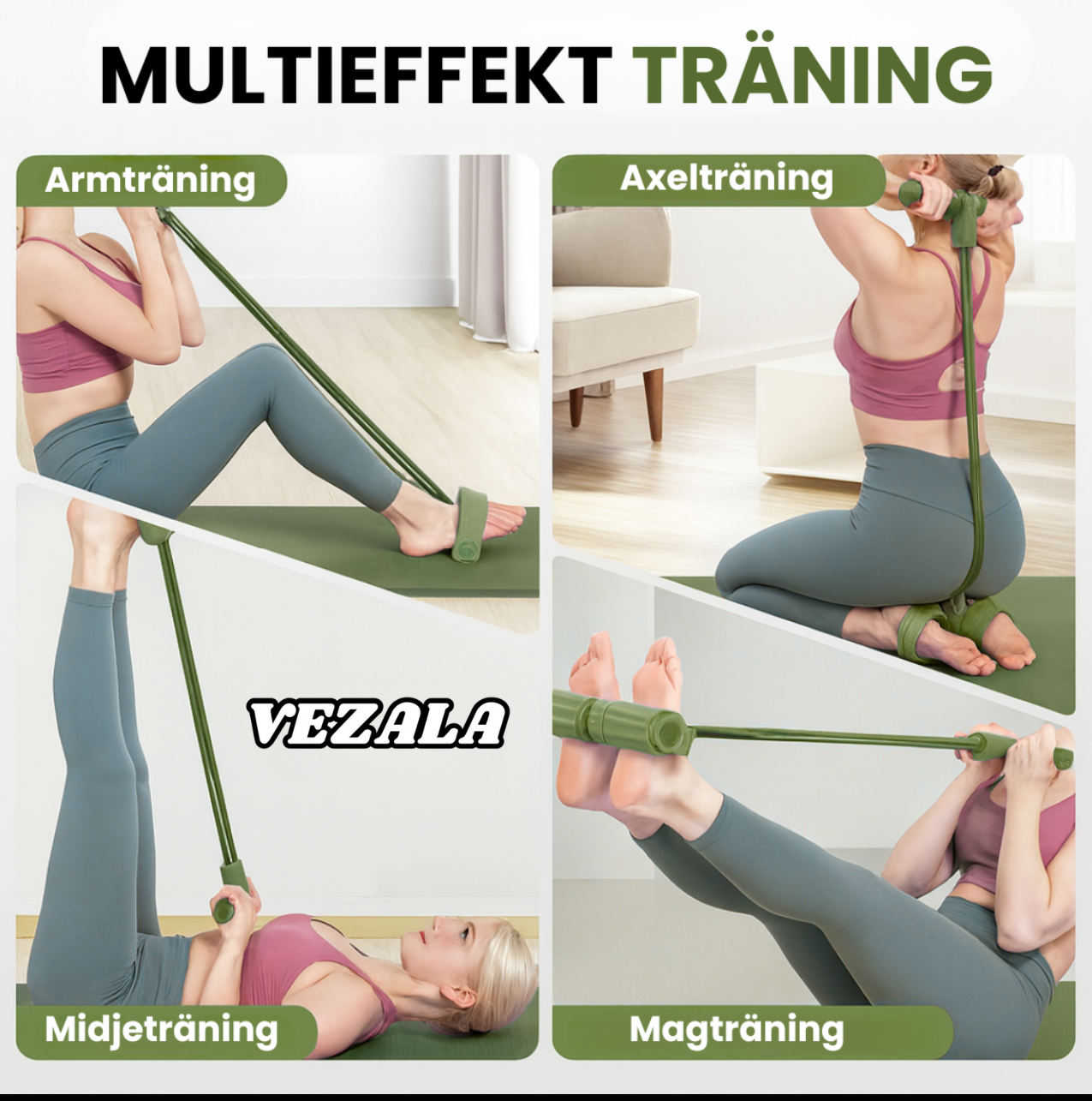 KraftBand™ | Multifunktionellt träningssystem för hela kroppen