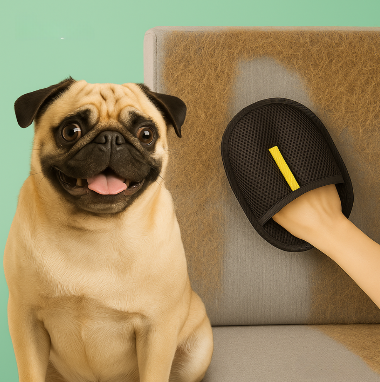 FurEase™ | Hårborttagningshandske som rengör på sekunder – skonsam, effektiv och älskad av hundar