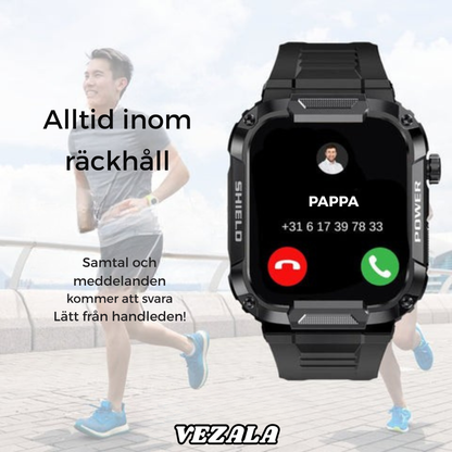 Galaxy Armor™ | Militärklassad Smartwatch – Oförstörbar & Kompatibel med iOS & Android