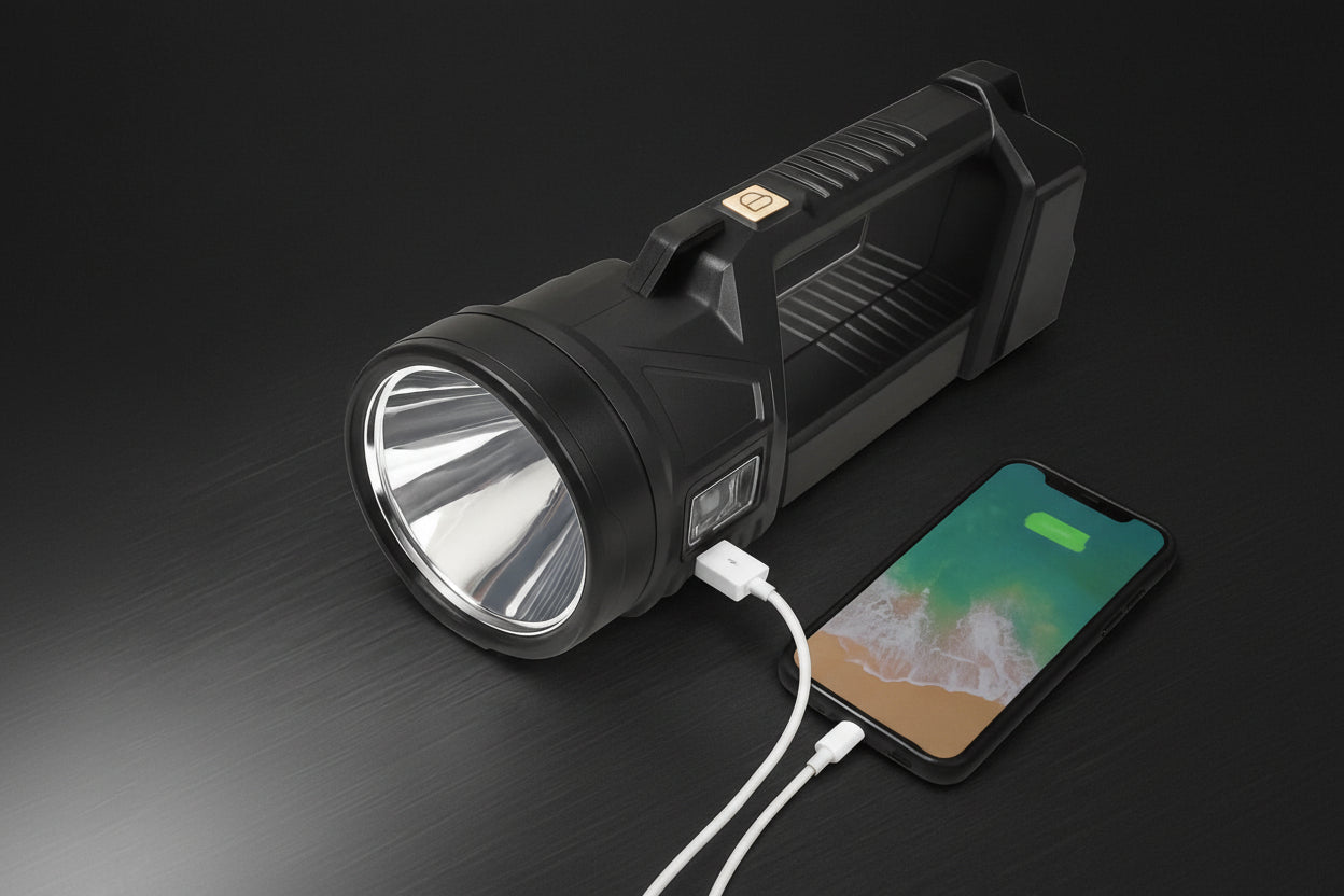 Voltix™ – Extremt kraftfull LED-lampa med en räckvidd på 500 meter