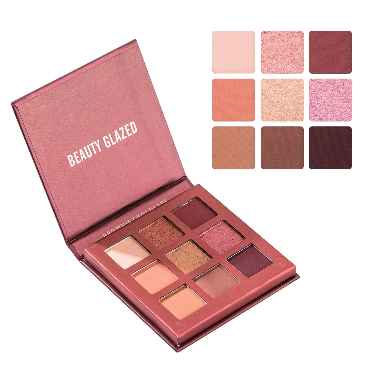 BEAUTY GLAZED™ 9-Color Eyeshadow Palette – Langhoudende matte &amp; shimmer kleuren