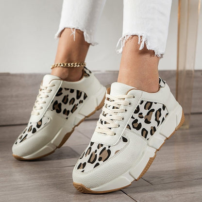 Leora Leopard™ | Sneakers med leopardmönster för en trendig look