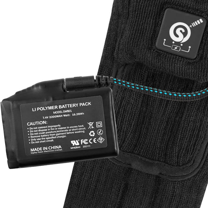 ThermoSteg™ | Uppladdningsbara Värmestrumpor med Smart Värmeteknik (4000mAh)