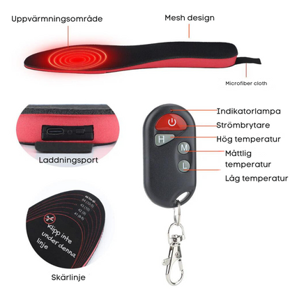 HeatStep™ | Uppladdningsbara Värmesulor för Iskalla Dagar