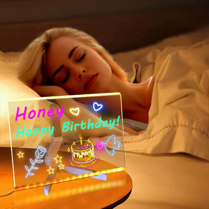 GlowCraftBoard™ | Ett strålande notisboard för kreativitet, idéer och vardagsbudskap – älskat av både barn och vuxna