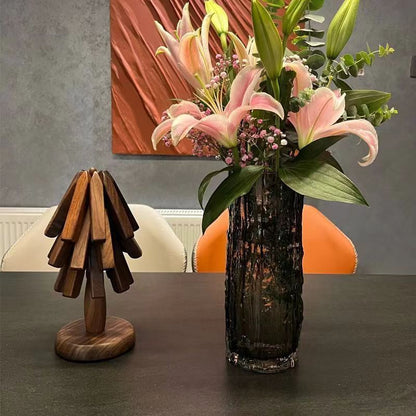 NordPlate™ | Flexibelt grytunderlägg i massiv valnöt (3-pack)