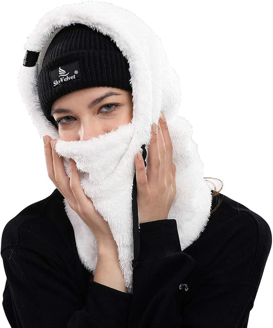 FrostGuard™ | Vindtät sherpa fleecebalaklava för vinteraktiviteter