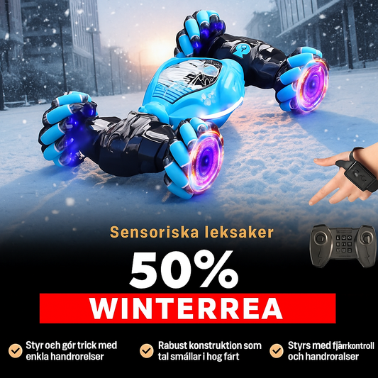 Stuntcar™ | Stuntbil med handrörelser och LED-effekter